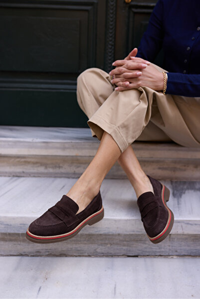 ANGELİNA JONES FASFERO ΓΥΝΑΙΚΕΙΟ ΚΑΦΕ ΠΑΠΟΥΤΣΙ ΛΟΦΕΡ ΑΠΟ ΓΝΗΣΙΟ ΔΕΡΜΑ ΣΟΥΕΤ