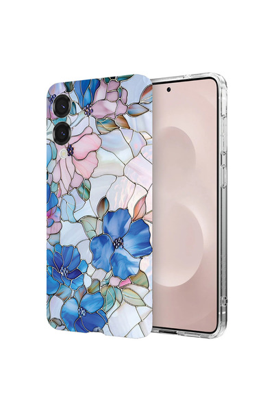 bestcase Husă antișoc pentru Samsung Galaxy S25 Edge, Floral - Hortensie tip ...