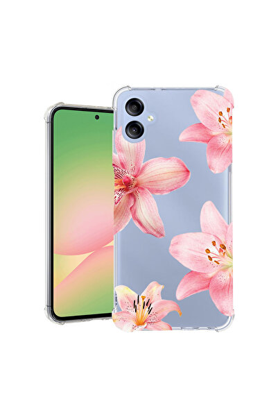 bestcase Αντικραδασμική Θήκη για Samsung Galaxy A06 5G, Φλοράλ - Κομψός Ροζ Λ...