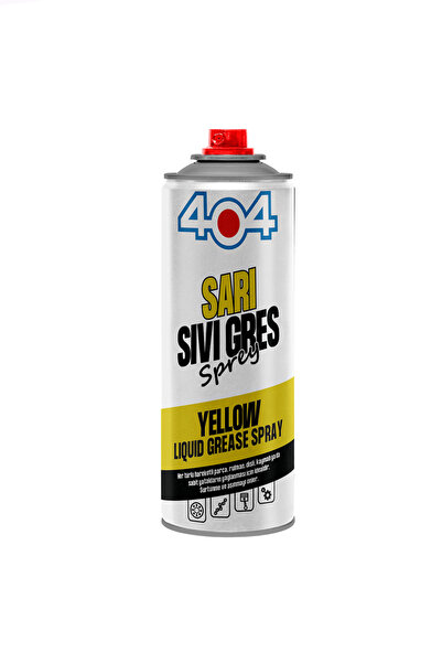 404 Sarı Sıvı Gres Sprey 400ml 20li Koli