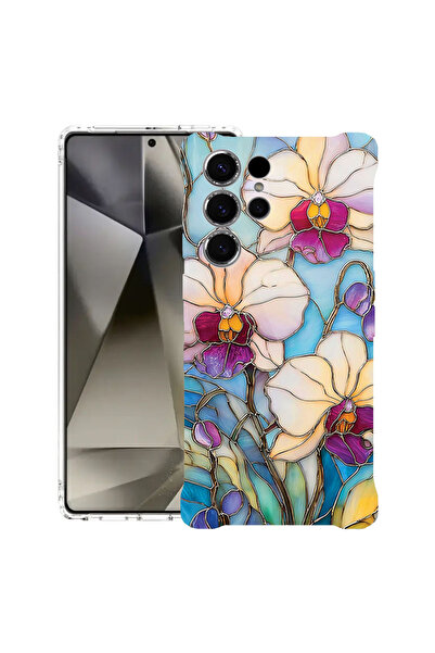 bestcase Αντικραδασμική Θήκη για Samsung Galaxy S25 Ultra, Φλοράλ - Ορχιδέα μ...