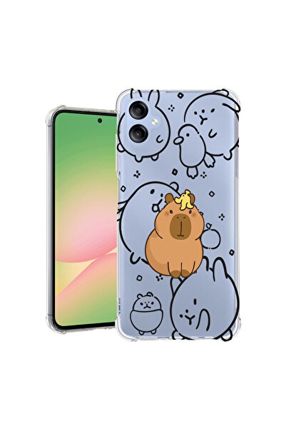 bestcase Husă antișoc pentru Samsung Galaxy A06 4G, Capibara Kawaii cu desene...