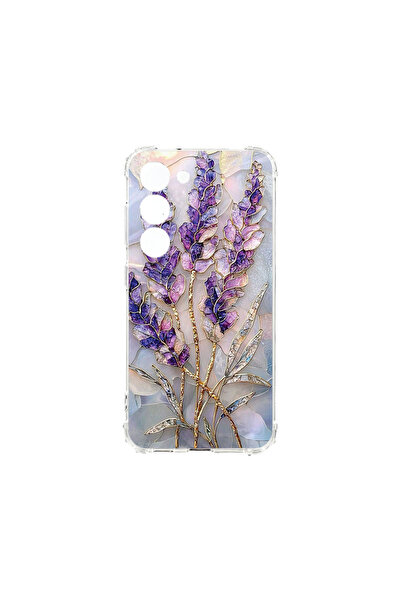 bestcase Αντικραδασμική Θήκη για Samsung Galaxy S23, Φλοράλ - Χρυσή Ορτανσία,...