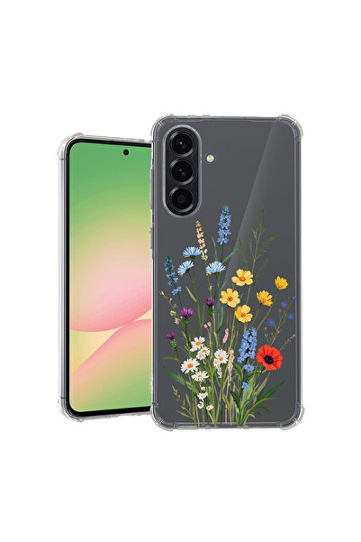 bestcase Αντικραδασμική Θήκη για Samsung Galaxy A55, Χαριτωμένο Ανθοδέσμη με ...