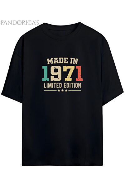 Grafftee Clothing Tricou unisex din bumbac din seria Pandorica's Vintage 1971...