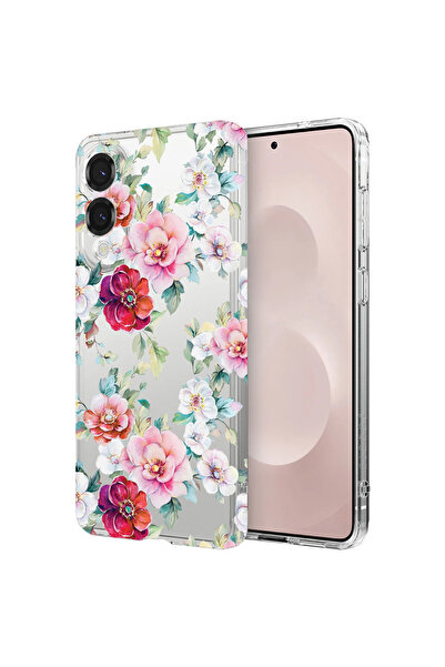 bestcase Αντικραδασμική Θήκη για Samsung Galaxy S25 Edge, Φλοράλ - Σχέδιο Καμ...