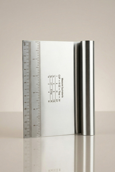 KHAKMA Stainless Luxury Steel Dough Cutting Apparatus |   Dough Scraper Pastry and Cake Shaping Spatula