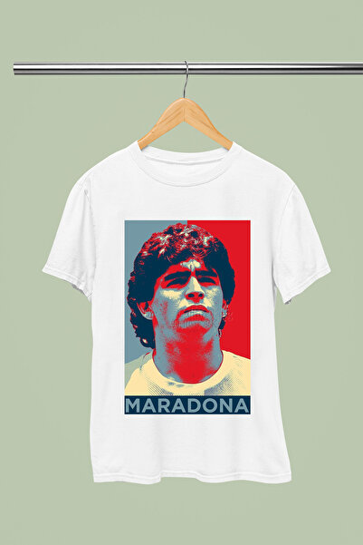 MAGORS Μαραντόνα Ντιέγκο Αρμάντο Βαμβάκι Τυπωμένο Κοντομάνικο Μπλουζάκι Κανον...