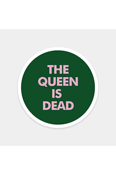 The Sticker Story. ملصق الملكة ماتت