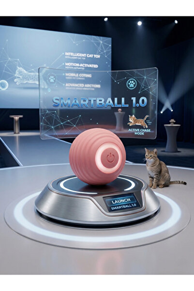 LEOME Akıllı İnteraktif Evcil Hayvan Oyuncağı Rolling Ball, Hareketli Kedi & ...