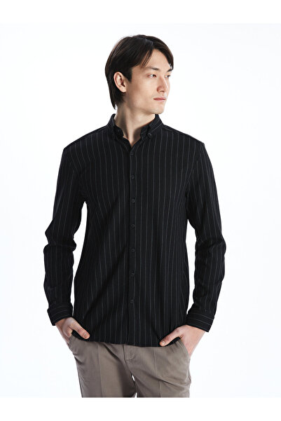 LC Waikiki Slim Fit Long Sleeve Striped Men's Shirt