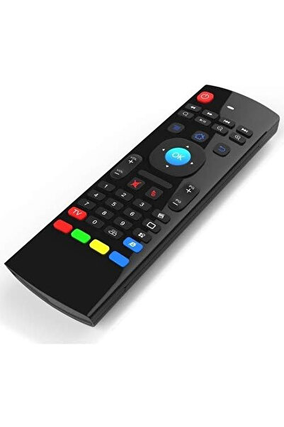 TECHNOMEN Akıllı Kumanda Hareket Sensörlü Air Mouse Kumanda Android TV Box, Smart TV Türkçe Klavye