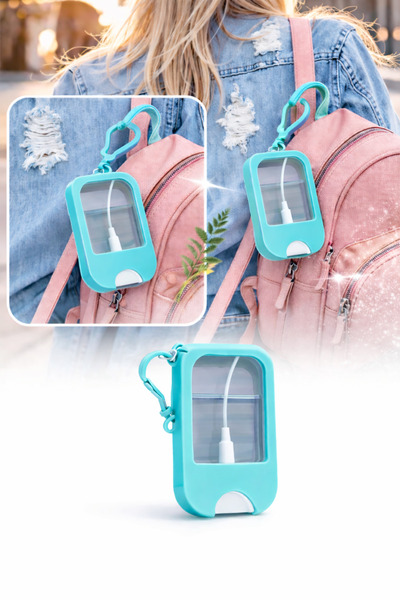 omilife 50 ml Anahtarlıklı Mini Doldurulabilir Parfüm Şişesi Çocuk Okul Hijye...