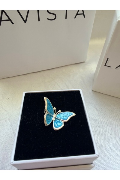 Lavista Silver Büyük Kelebek Gümüş Charm’ı