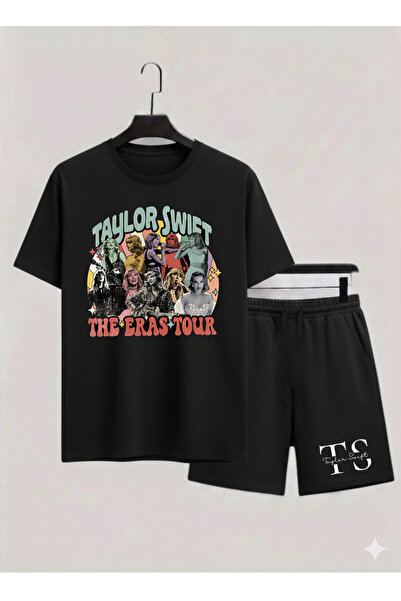 MAGORS Taylor Swift Printed 100% Cotton Crewneck Children's T-Shirt-Shorts Tw...