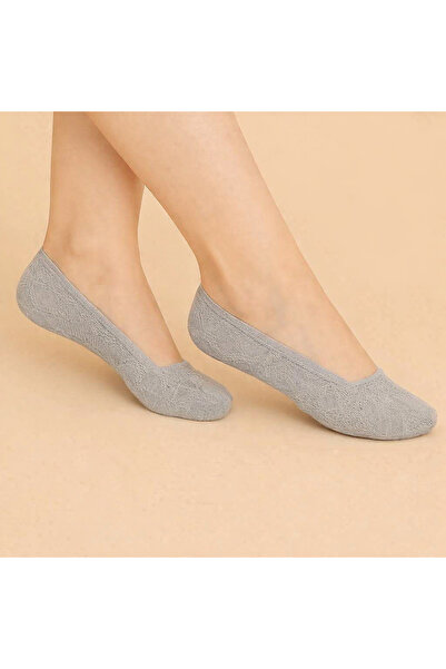 BB Γυναικείες δαντελωτές μπαλαρίνες με επένδυση σιλικόνης, σούπερ τιμή, γκρι ...