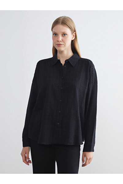 LC Waikiki Cămașă de damă oversize texturată