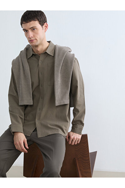 LC Waikiki Regular Fit Gabardine Men's Shirt
