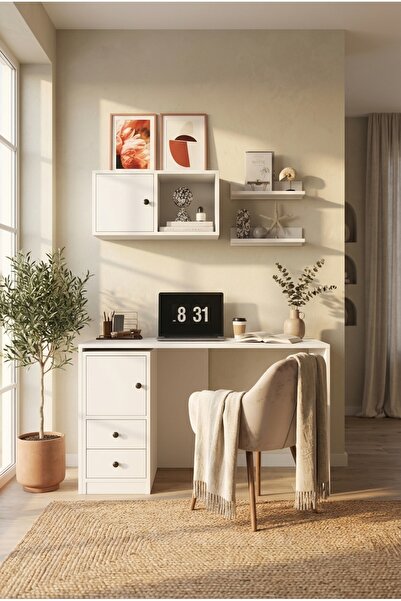 nettrends.net the new trend of shopping Modern Çalışma Masası Kitaplıklı | Ra...