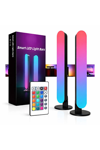 OEM Σετ 2 φωτιστικών LED ατμοσφαιρικού φωτισμού, RGB, έξυπνα, για τηλεόραση κ...