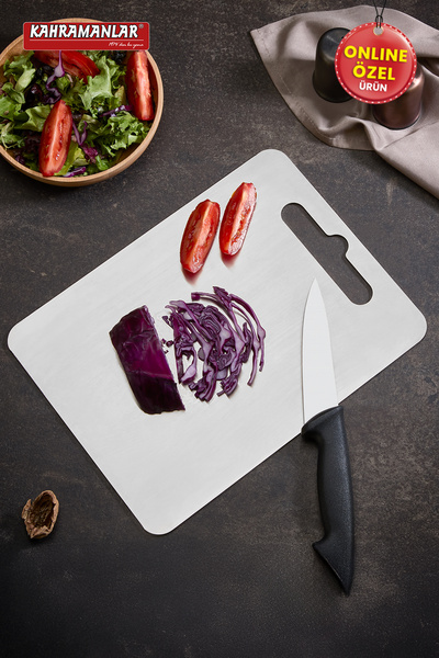 Empressco Cutting Board Stainless Steel Chopping Board 33X25 cm