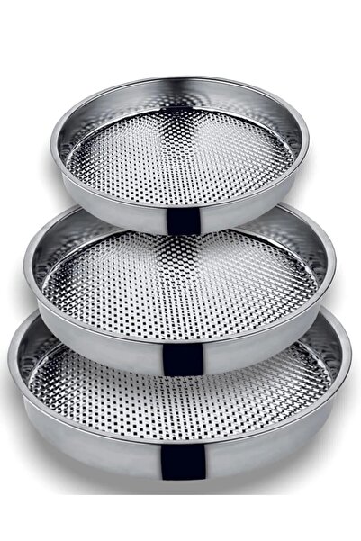 Empressco Çiğ Köfte Tepsisi ve Leğeni 3'lü Set, 39-42-44 cm