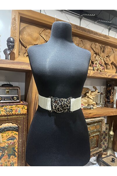 KESKİN AKSESUAR LEOPAR TOKALI LASTİKLİ KEMER