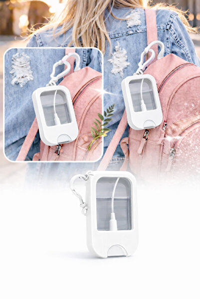 omilife Anahtarlıklı Mini Doldurulabilir Parfüm Şişesi 50 ml Seyahat Çanta İç...