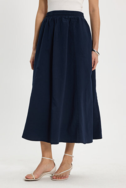 Tudors Γυναικεία φούστα Relax Fit 100% βαμβακερή με απαλή υφή, ελαστική μέση,...