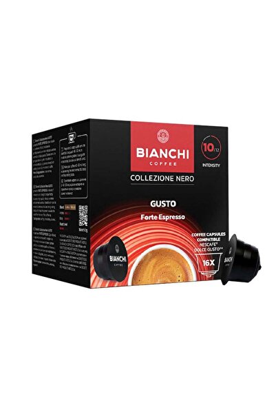 Bianchi Coffee Κάψουλες Espresso Forte για Dolce Gusto – 16 Συμβατές Κάψουλες