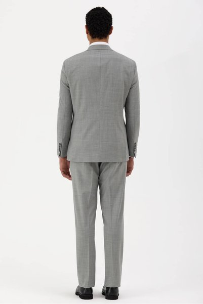 Score Michail Men's Gray Wool Suit 10007-03