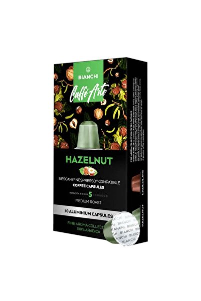 Bianchi Coffee Κάψουλες Εσπρέσο Φουντουκιού Συμβατές με Nespresso — 10 Κάψουλες