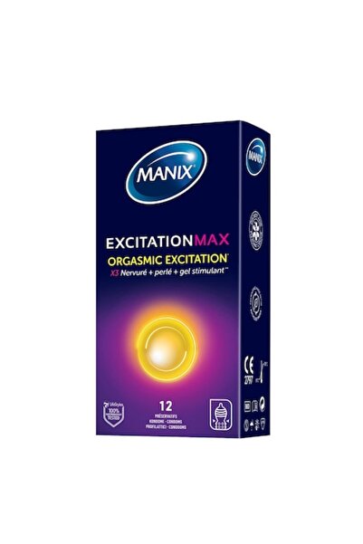 Manix Prezervative Excitation Max, 12 bucăți