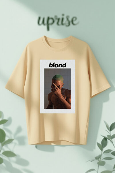 Vordevia Frank Ocean Blond Printed Cotton Oversize T-Shirt