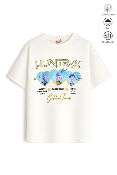 Belya Kids Wear Κοριτσίστικο μπλουζάκι Full Size Hun Design 16 Oversize
