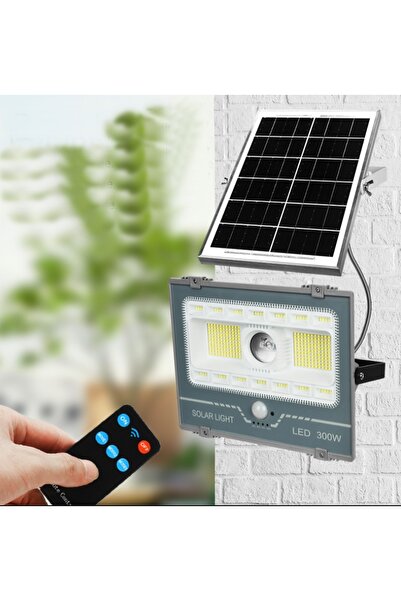 gaman 300Watt Güneş Enerjili Sensörlü Sokak Lambası - Solar Bahçe Aydınlatma ...