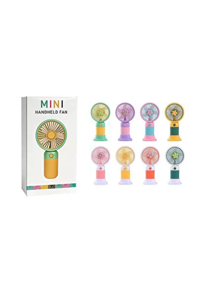 Marooble 3 Kademeli Mini El Fanı Şarjlı Taşınabilir Vantilatör – Sevimli Figü...