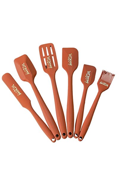 Empressco Premium 6'lı Silikon Spatula Seti - Çizmez, BPA İçermez, Yapışmaz