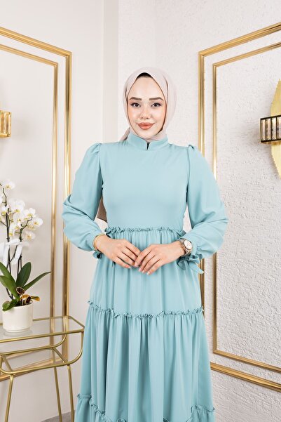 Foremia Kat Kat Bible Elbise-Mint