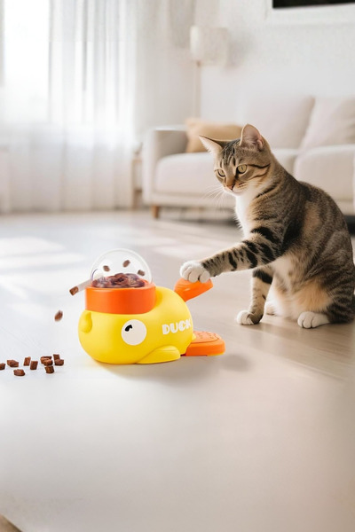 Yıldızhane Ördek Mama Dağıtıcı Zeka Oyuncağı Yavaş Besleyici Puzzle Etkileşim...