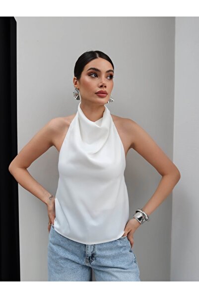 ESRAHELVACI Μπλούζα - Λευκό - Κανονική εφαρμογή