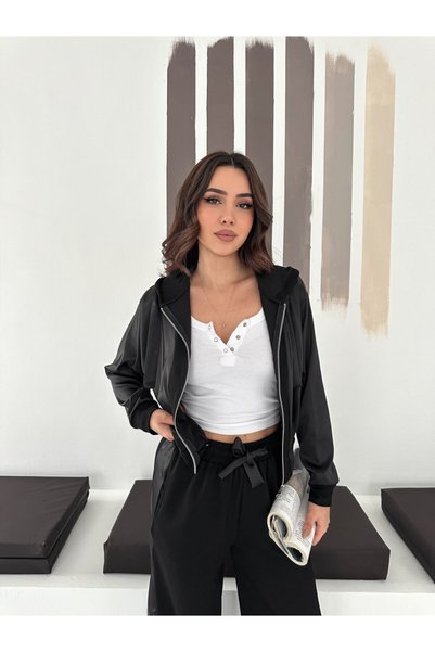 MİSPİER Saten Garnili Modal Takım