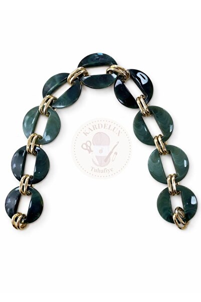 Kardelux Ακρυλική αλυσίδα για τσάντα-Λαβή-Ιμάντας-40εκ.-Ιμάντας ώμου για τσάντα