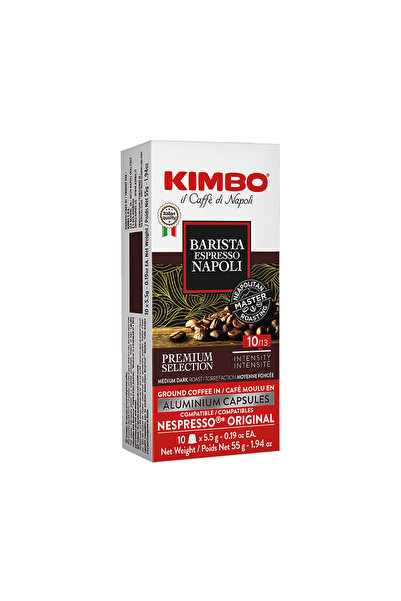 Kimbo Εσπρέσο Νάπολι Συμβατό με Nespresso – 10 Κάψουλες Αλουμινίου