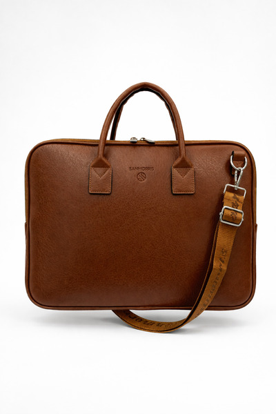 Sanmorris Unisex 15,6 ιντσών συμβατός χαρτοφύλακας και τσάντα χαρτοφύλακα από...