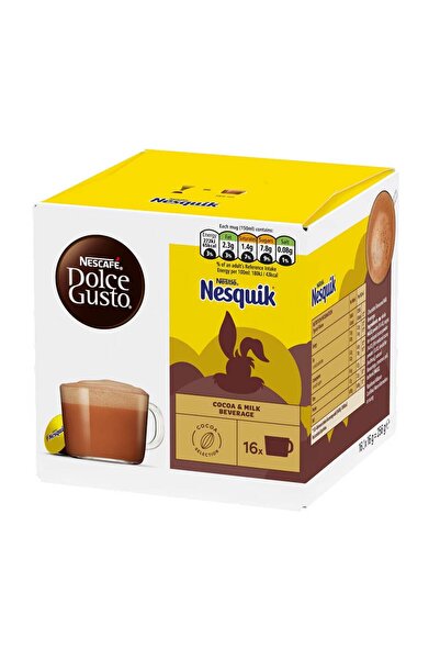Nescafe Κάψουλες καφέ Dolce Gusto συμβατές με Nesquik - 16 Κάψουλες