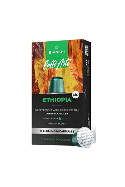 Bianchi Coffee Κάψουλες Εσπρέσο Αιθιοπίας – Συμβατές με Nespresso, 10 Κάψουλες