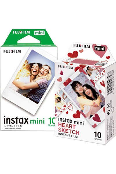 Fujifilm Set de film instant: Schiță cu inimă