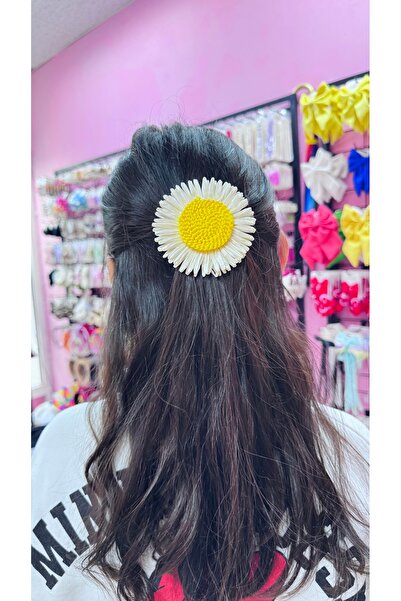 iky aksesuar Αυτόματη παιδική αγκράφα με σχέδιο λουλουδιών φεγγαριού