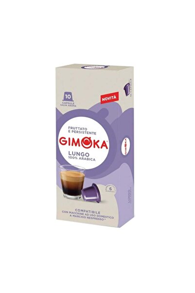 Gimoka Κάψουλες Nespresso Espresso Lungo 10 κάψουλες - 100% Αράμπικα (Βραζιλί...